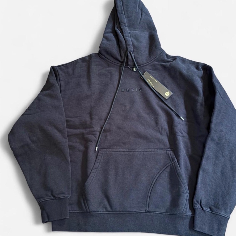 YoungLA Black FadeWash “Moody” Hoodie Sweatshirt